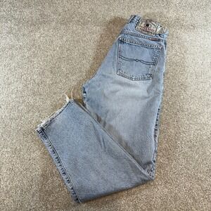 Vintage Lucky Brand Dungarees Made in USA Light Wash High Rise Jeans 12/31